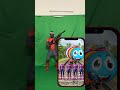 4 Color spidermans wih color worm green screen 😂