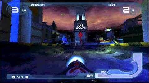 Wipeout Fusion Vohl Square Gameplay