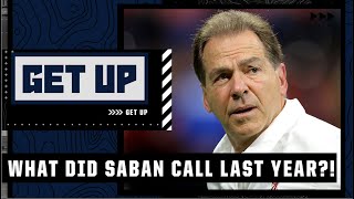 Nick Saban called last year a 'rebuilding year'?! | Get Up