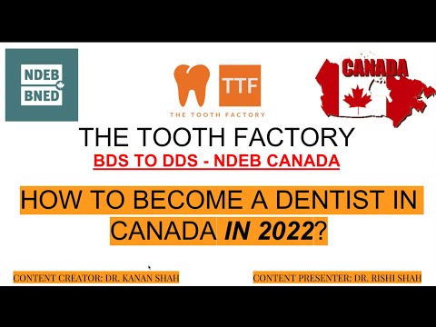 How to Become a Dentist in Canada 2022?|UPDATED|NDEB CANADA|