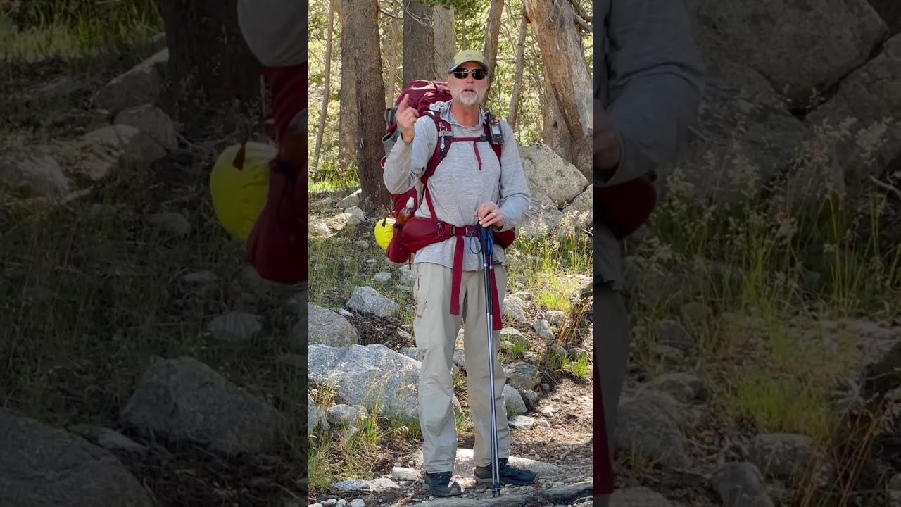 When backpacking, you need to know the rules. No campfires above 10,000 feet. So we camped at 9800’