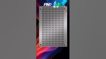 👀✨Can you find the number 682 in 10 seconds?✨