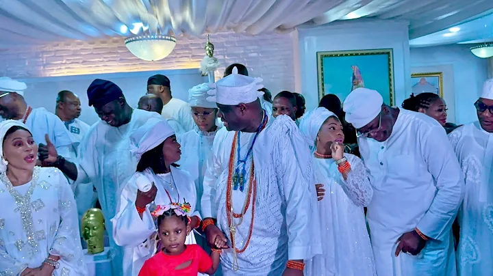 OONI OF IFE DECLARES TAKING NO MORE WIFE AS HE CUT 51ST BIRTHDAY CAKE WITH QUEEN ASHLEY & MARIAM 