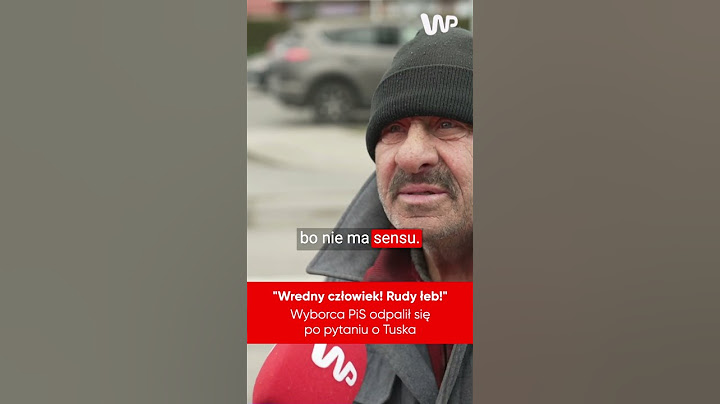 "Wredny człowiek! Rudy łeb!". Wyborca PiS ODPALIŁ SIĘ po pytaniu o Tuska #tusk #sonda #shorts
