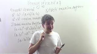 Úpravy výrazů #7 - Algebraické vzorce