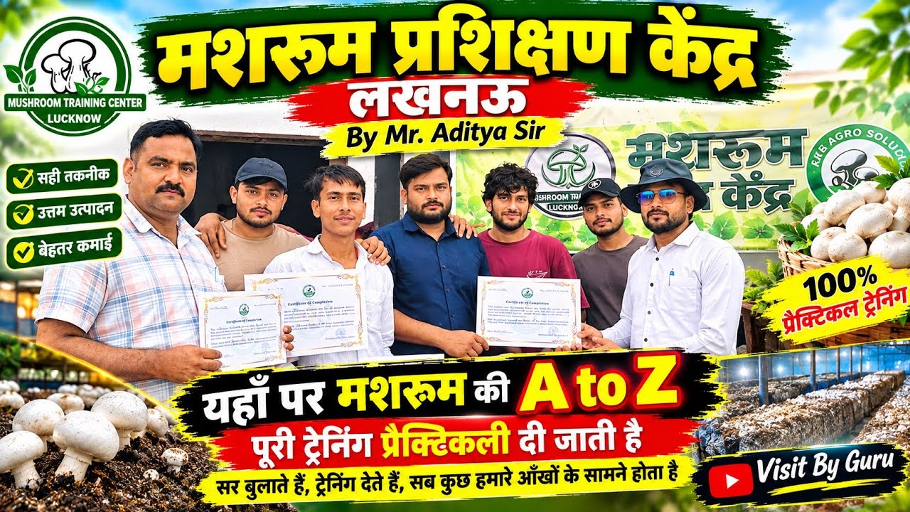 मशरूम प्रशिक्षण कंपोस्ट कैसे बनाएं बैग पैकेजिंग कैसे करें केसिंग सॉइल कैसे तैयार करें@VisitbyGuru