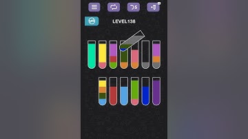 Water Sort Puzzle level 138#games #gameandroid