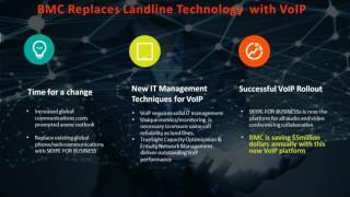A BMC/Entuity Joint Webinar:  Network Management for Better Service Performance