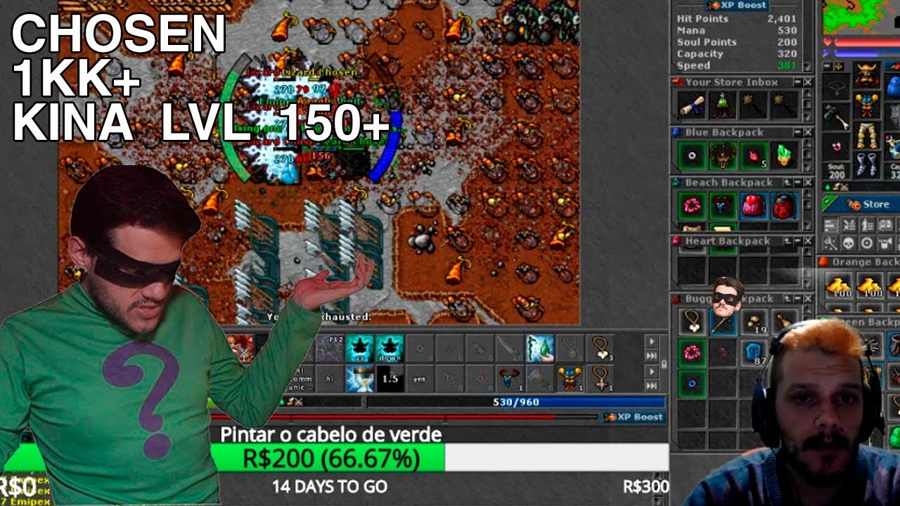 Tibia Knight lvl 150 CHOSEN 1kk/H XP+ YouTube