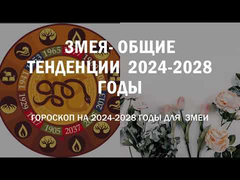 2024 2028 ГОДЫ- ГОРОСКОП И  ФЕН-ШУЙ ДЛЯ РОЖДЕННЫХ В ГОДЫ ЗМЕИ