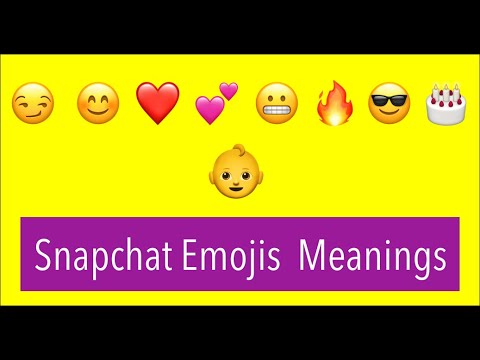 Snapchat Emoji Meanings 2022