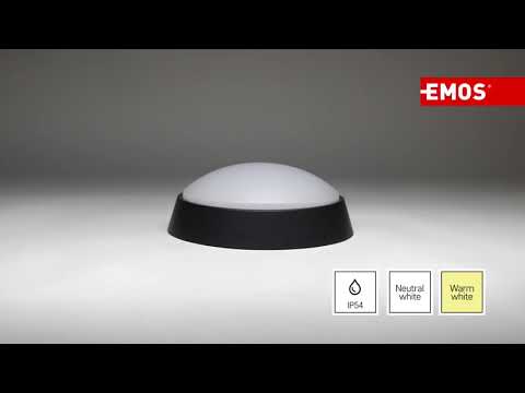 LED Ceiling lamp, round, black/white | EMOS ZM3130, ZM3230