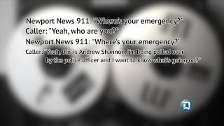 Local Civil Rights Activist Andrew Shannon calls 911.