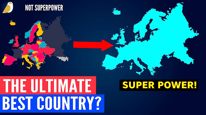 What If Whole European Continent Was Just ONE Country?
