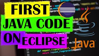 Run my first java program on Eclipse (2020)