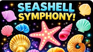 Seashell Symphony: Baby Sensory Adventure with Starfish & Ocean Treasures