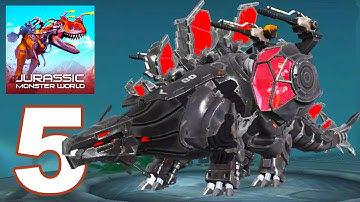 Jurassic Monster World - Gameplay Walkthrough Part 5 - Stegosaurus Dinosaur Review (Android Games)