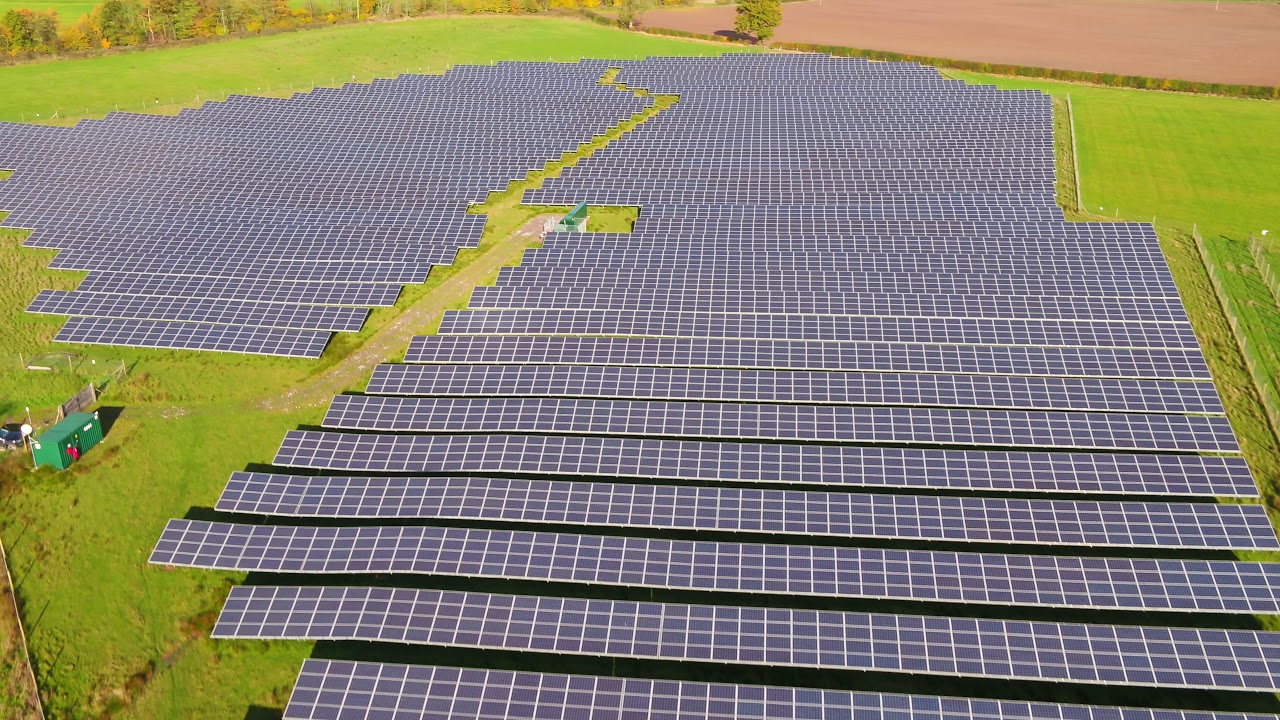 Sheriffhales Solar Farm Vid1 - YouTube