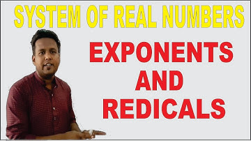 System of Real Number- Exponents and Radicals-Index-Maths-Hindi/Urdu.