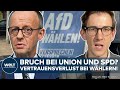 DEUTSCHLAND: Bruch bei Union und SPD? Merz angezählt? Hammer-Umfrage zur Koalition!