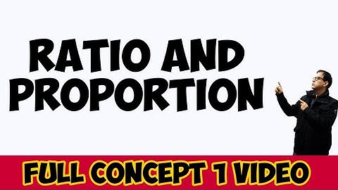 Ratio and Proportion ICSE Class 10 | Componendo and Dividendo | Proportion Maths | Sir Tarun Rupani