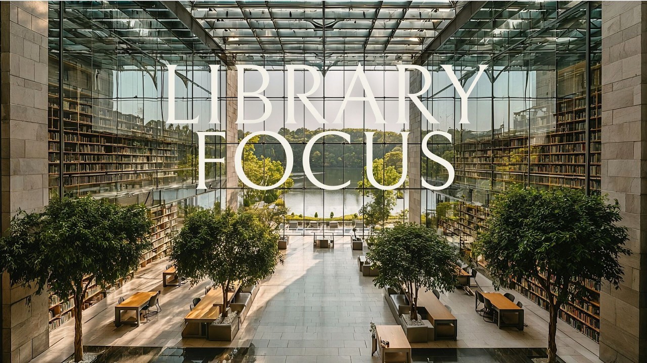 Quiet Study Jazz – Calm Library Background Music for Reading & Work