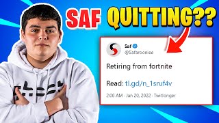 The TRUTH About Saf Quitting Fortnite...
