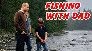 William, George And Louis A Fishing Day At Balmoral
