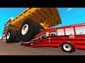 Belaz 75710 Heavy Car Destruction #7 BeamNG Drive