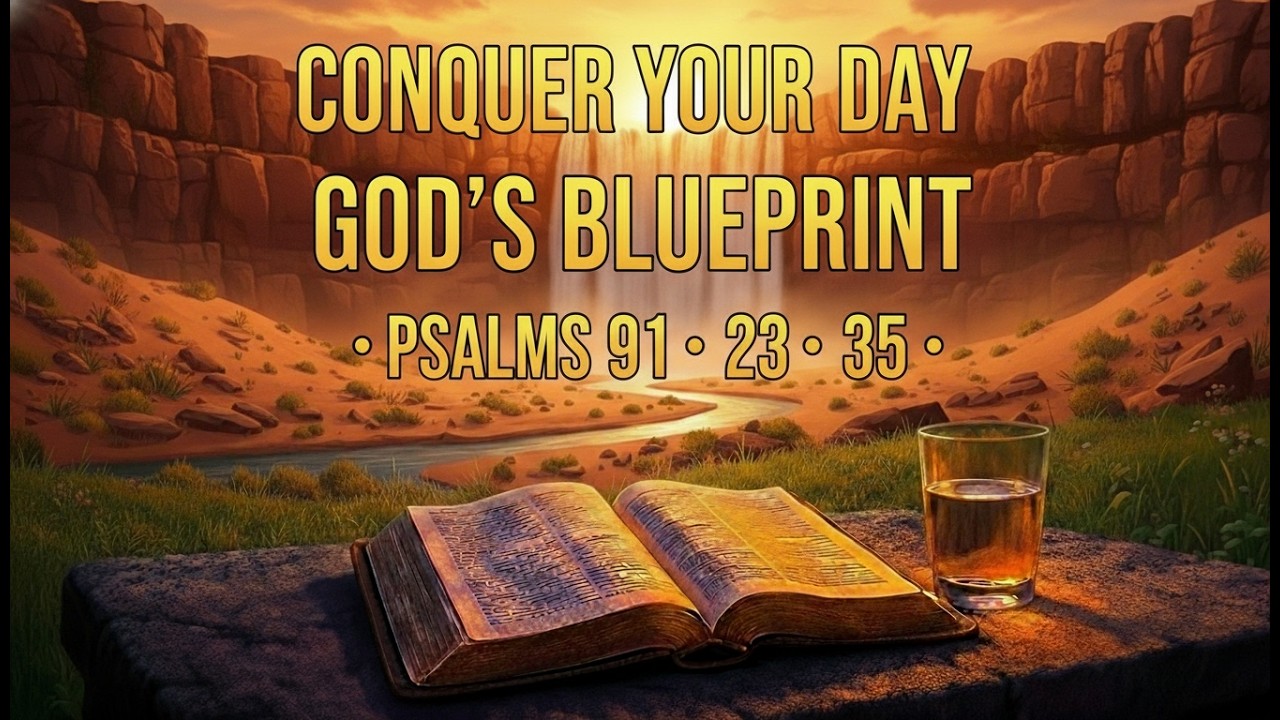 CONQUER YOUR DAY - Activate God's Blueprint: Psalms 91, 23, 35 for Immediate Guidance!