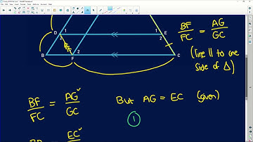 Maths 2019 Revision: Similarity in Quads and Finding Lengths- Using Area - Part 6/17