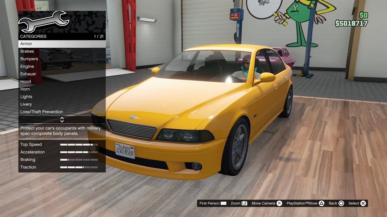 GTA 5 Online - Ubermacht Sentinel XS4 (BMW E39 M5) customization Ep 95 