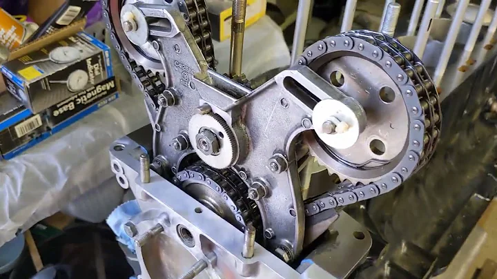 Jaguar XJ6C XK engine rebuild before fitting the cylinderhead