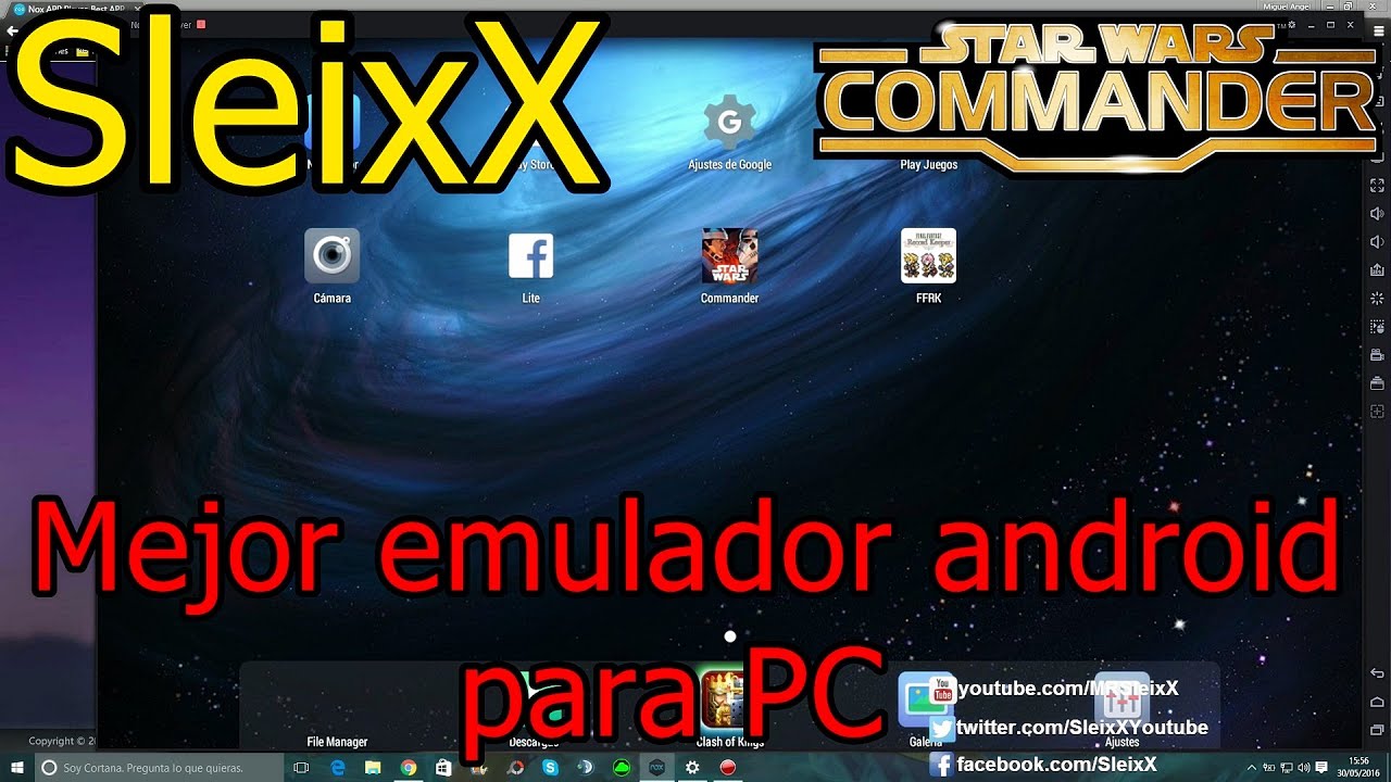 SWC Nuevo emulador para pc de android - YouTube