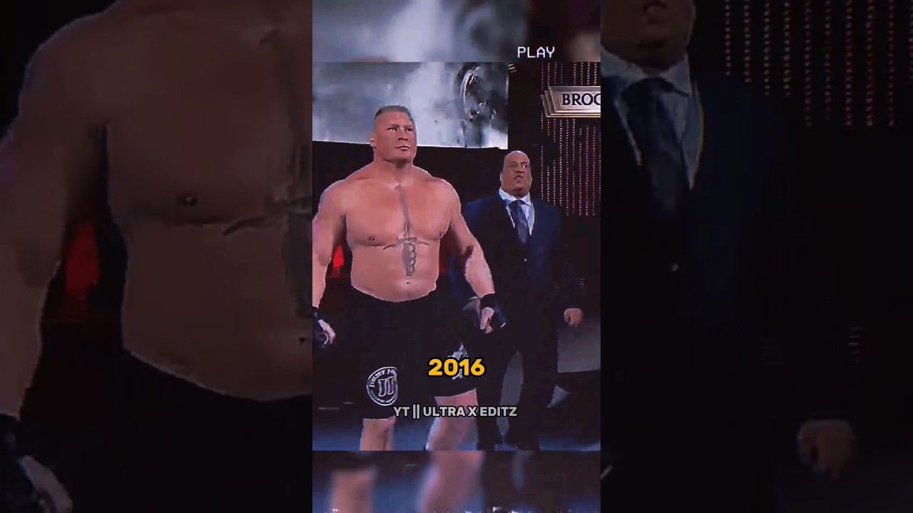 Brock Lesnar🦁👑 Evolution Of Royal Rumble🔥💯// Entrances‼️// Mass Edit🤌❤🔥