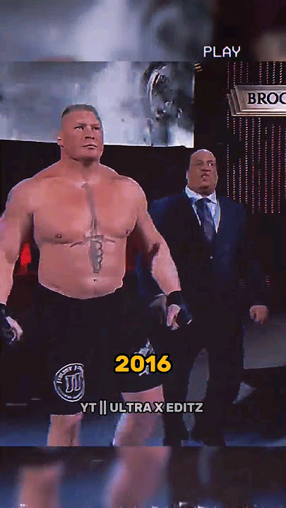 Brock Lesnar🦁👑 Evolution Of Royal Rumble🔥💯// Entrances‼️// Mass Edit🤌❤🔥