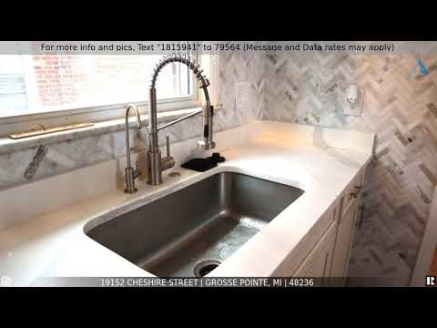 19152 CHESHIRE Street, Grosse Pointe, MI home video tour