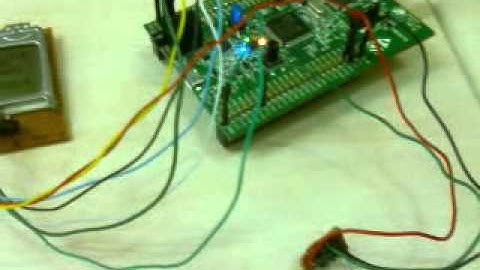 STM32F407 Discovery with 3310 lcd and DS18B20