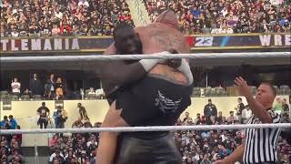 Brock Lesnar Vs Omos | WWE Wrestlemania 39 Highlights