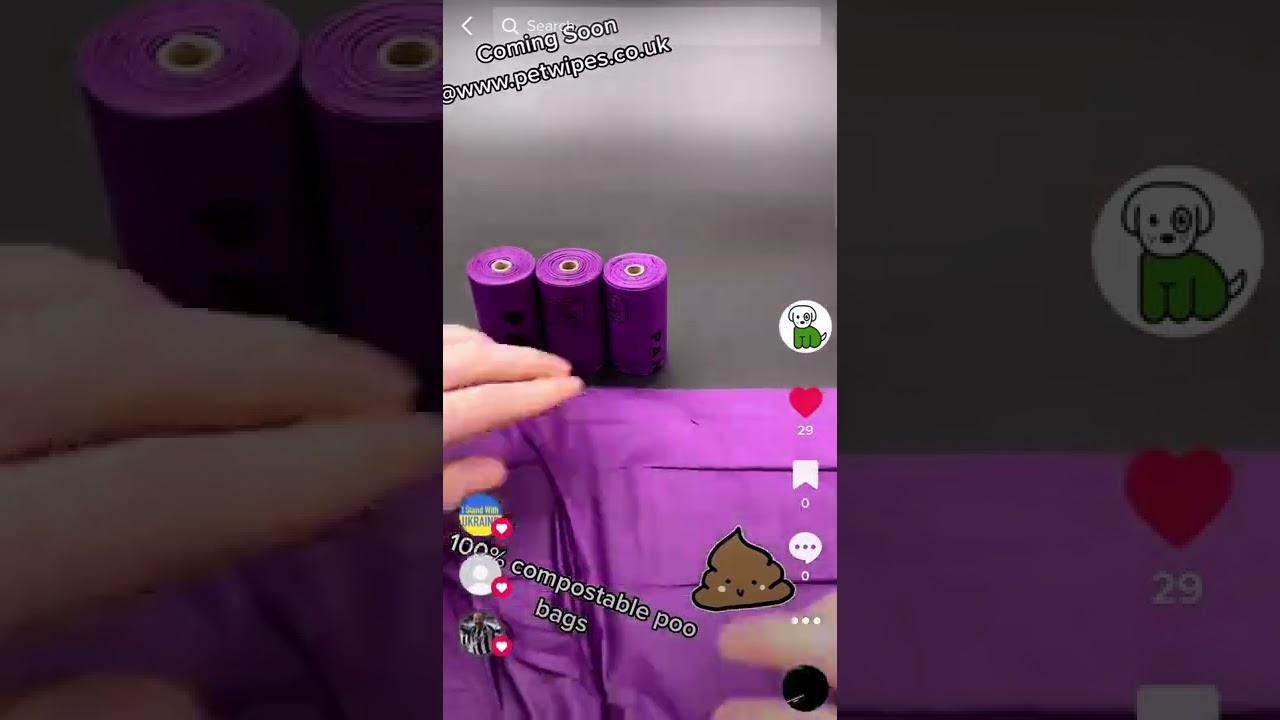 NEW!! Compostable Poo Bags - roll