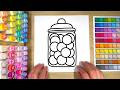 Satisfying Gumball Candy Coloring  | ASMR Coloring