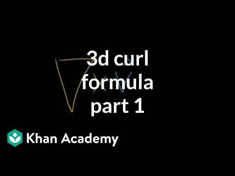 3d curl formula,