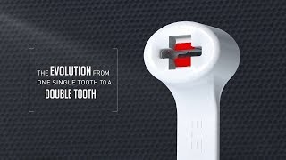 Elematic 2-Lock Cable Ties with Double Metal Tooth
