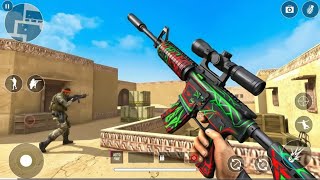 FPS Encounter Shooting Strike: Counter Terrorist - Banduk 3D Banduk Wala Game - Android GamePlay screenshot 1