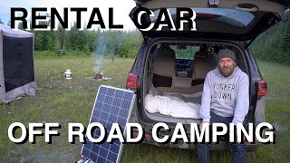 Rental Car Off Road Camping