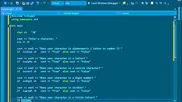C++ Tutorial - 17. Standard Library - Cctype