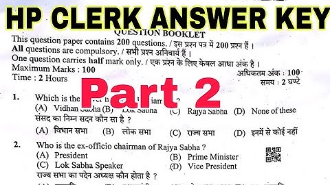 HP clerk answer key 2022|hp secretariat clerk answer key|hpssc 962 answer key|hp clerk paper #962