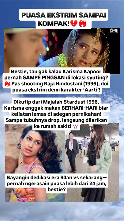 KARISMA KAPOOR PINGSAN SAAT SYUTING! INI ALASAN MENGERIKAN DI BALIK LAYAR 😱🎬