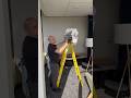 Pre Cutting 3M Prestige 40 window film with film handler for Seattle’s job