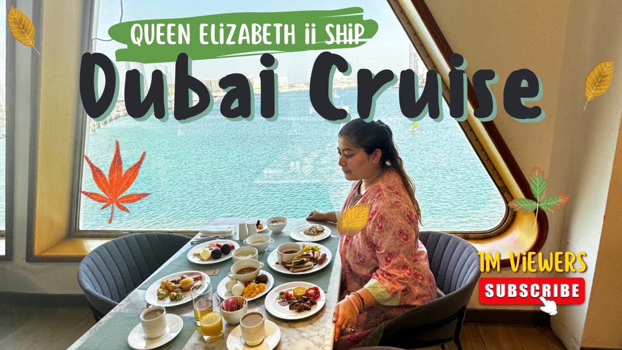 Видеоблог о круизе на королеве Елизавете II в Дубае и туре по номерам! 